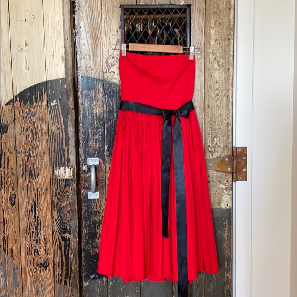 Strapless Cocktail Dress